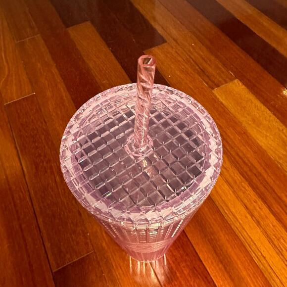 Starbucks Disco Grid Tumbler Summer 2021 Pink Ombré 24oz - Picture 2 of 4